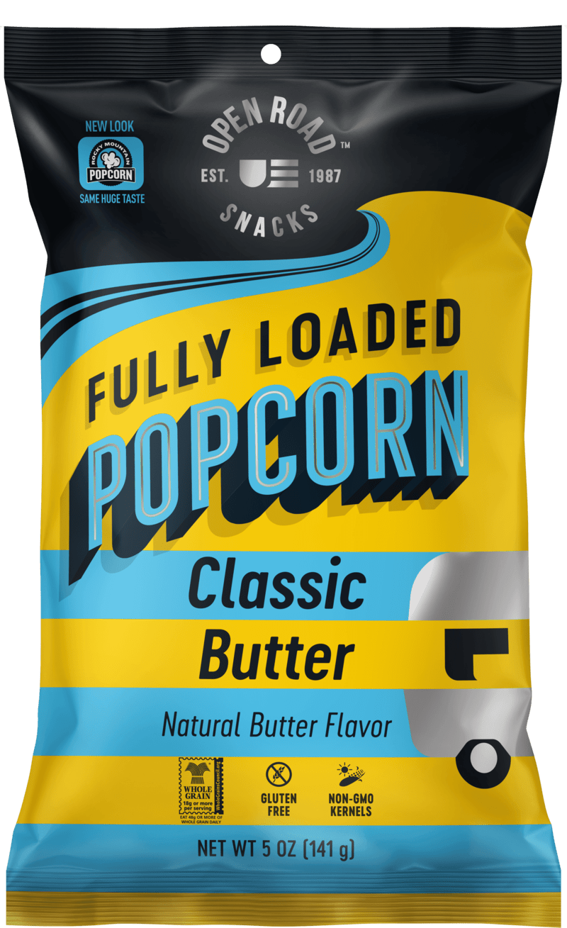 Classic Butter popcorn front of package